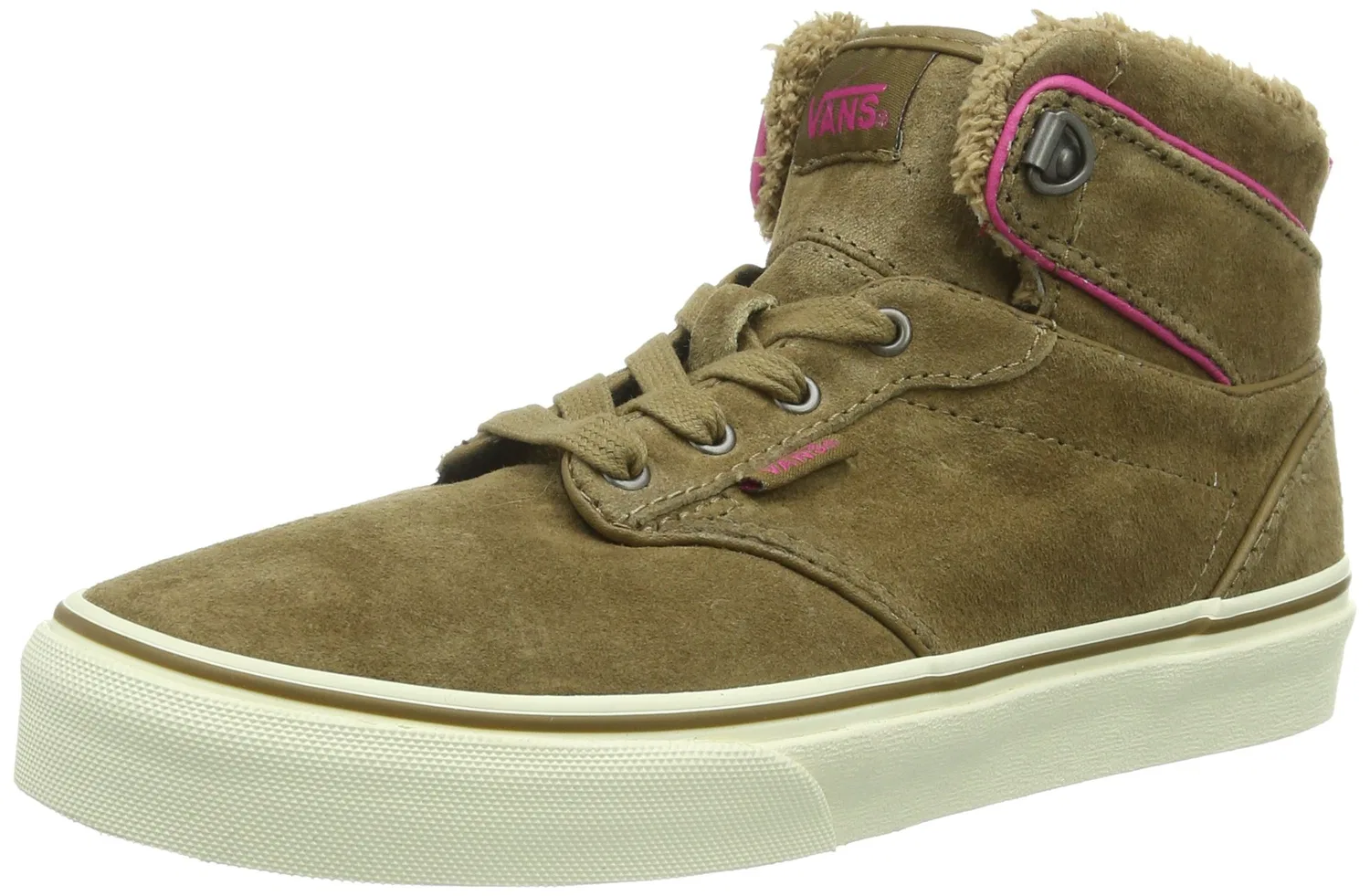 Детские кроссовки для девочек с высоким верхом Atwood Hi Vans, Fuchsia Brown