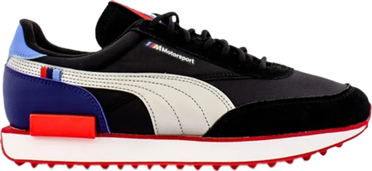 

Кроссовки Puma BMW MMS x Future Rider Black High Risk Red, черный