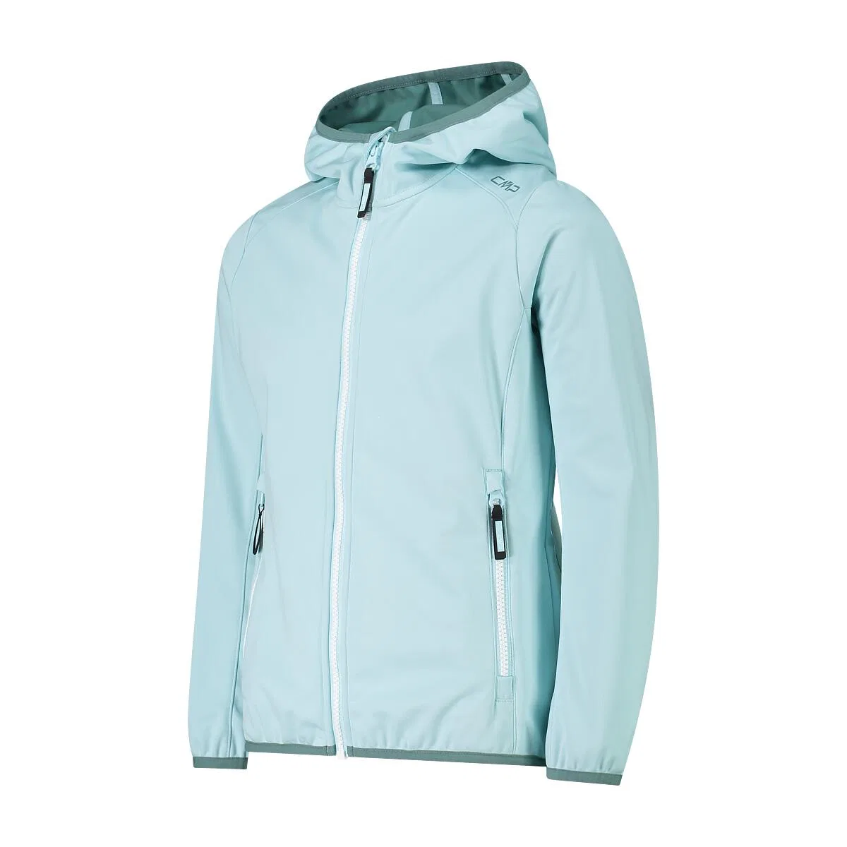 Детская ветрозащитная куртка Girl Jacket Fix Hood Cmp, Pastellblau — фото 3