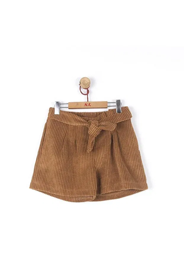 Детские шорты для девочек вельветовые Nk Kids, Orange — фото 3