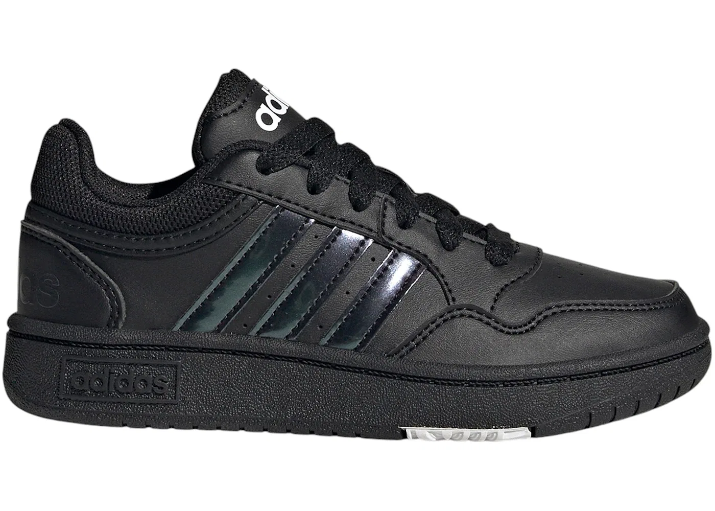Детские кроссовки Lifestyle Adidas Hoops, Core Black Core Black Cloud White
