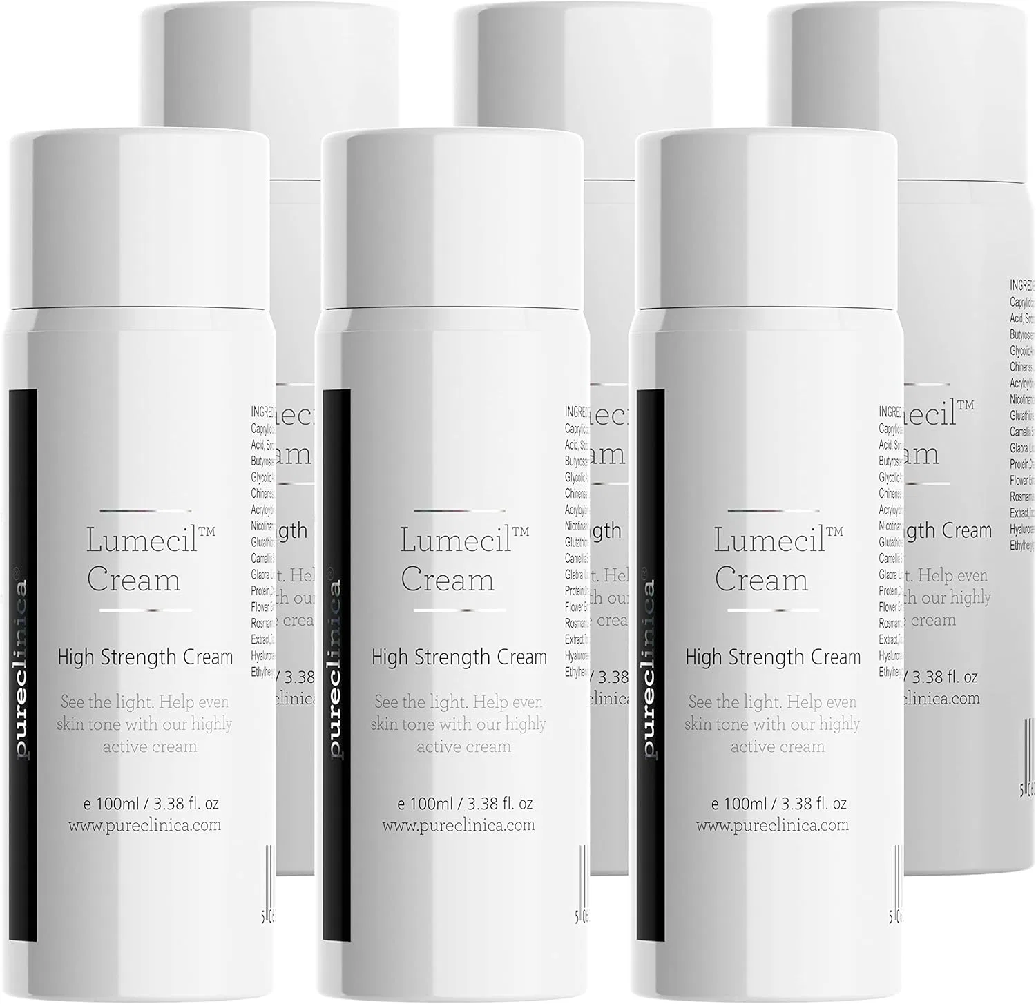 Крем для осветления кожи Lumecil 50мл, 6 шт Pureclinica