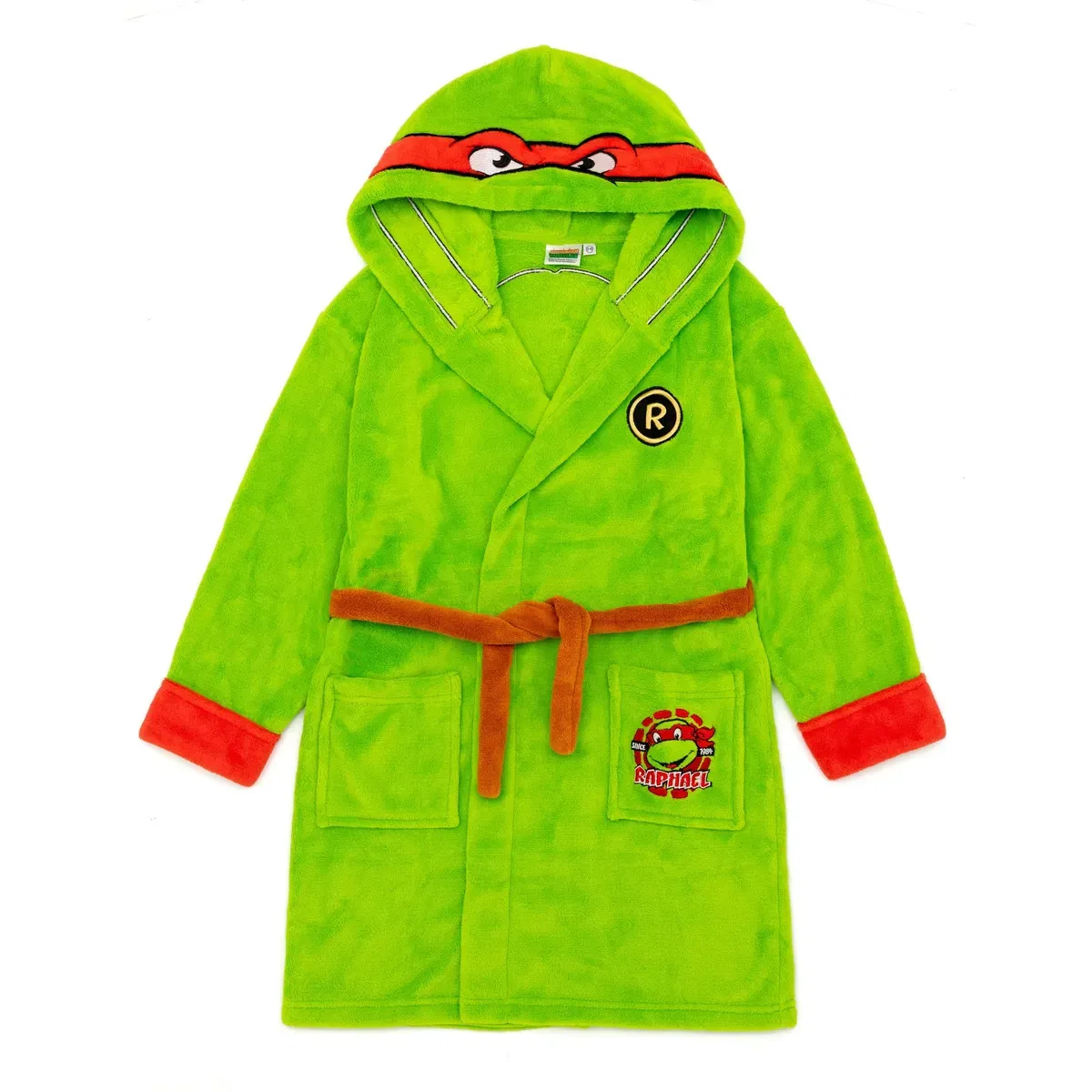 Детский халат с капюшоном Raphael Teenage Mutant Ninja Turtles, Green