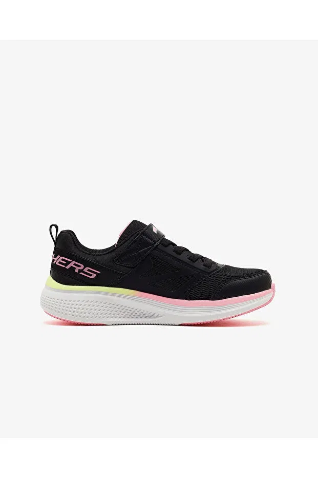 Детские кроссовки для девочек с липучкой Skechers, Black — фото 2