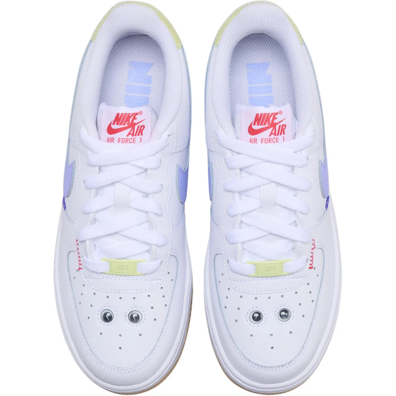 Детские кроссовки для скейтбординга Nike Air Force 1 Lv8, White — фото 4