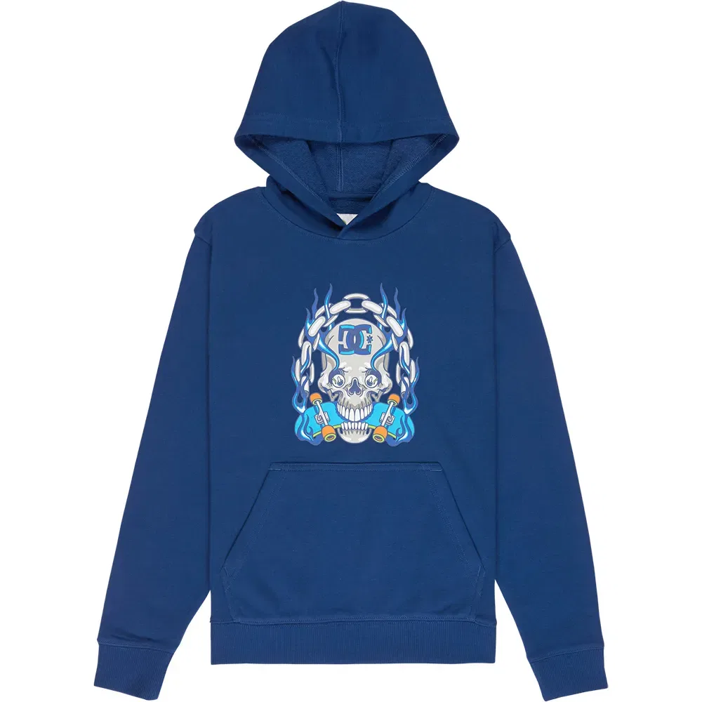 Свитшот Burning Skull Dc Shoes, синий — фото 3