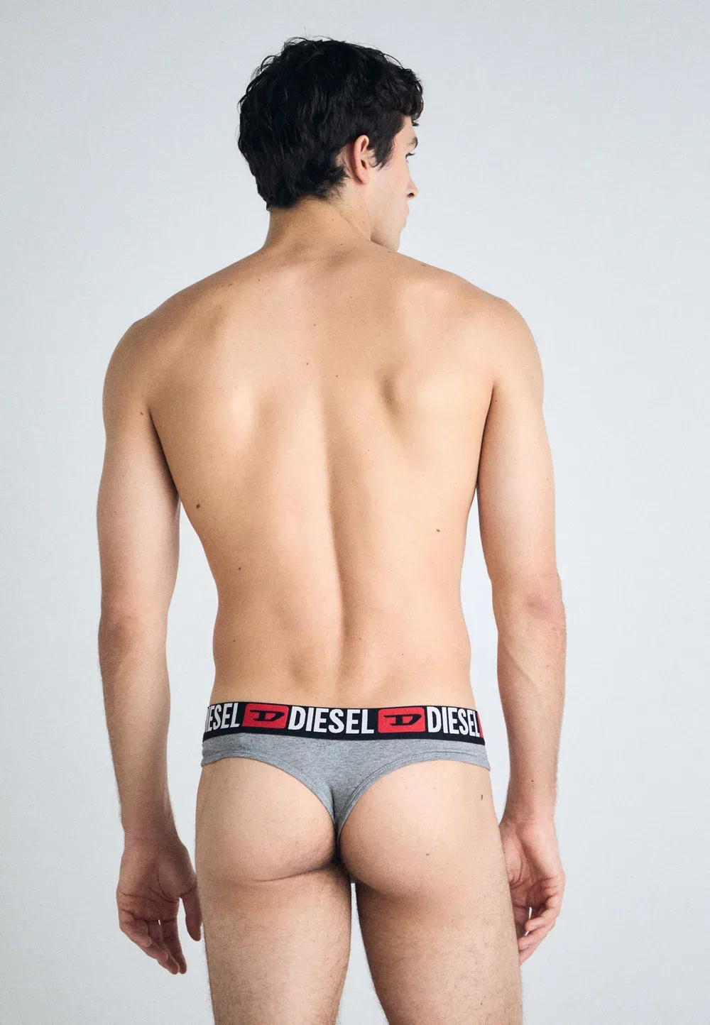 Набор из 3 стрингов Rick-D-Core Diesel, Black/Grey/Red — фото 3