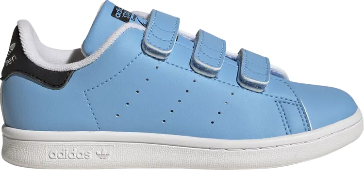 Кроссовки Adidas Disney x Stan Smith Little Kid 'Aladdin - Genie', синий — фото 2