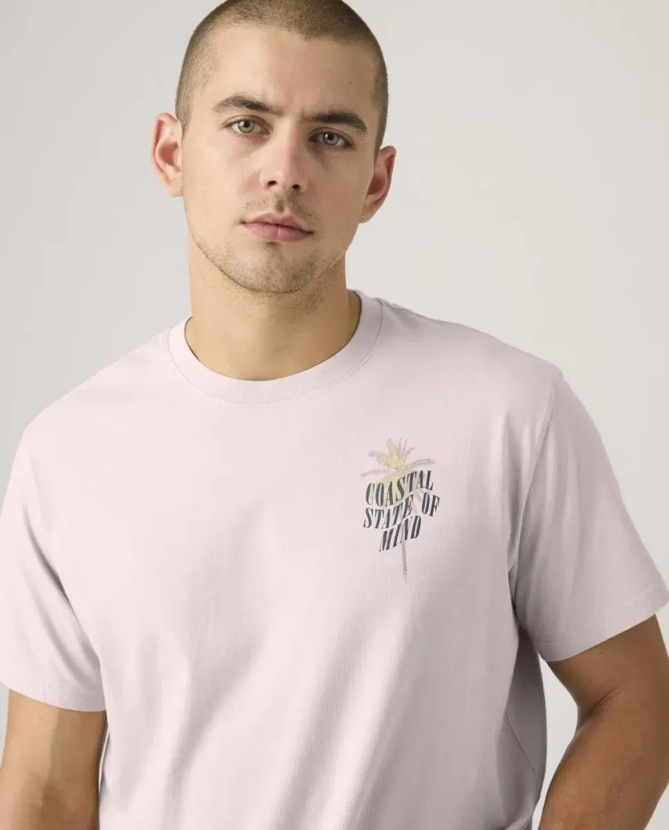 Мужская футболка с коротким рукавом с принтом Levi's, Blanco — фото 3