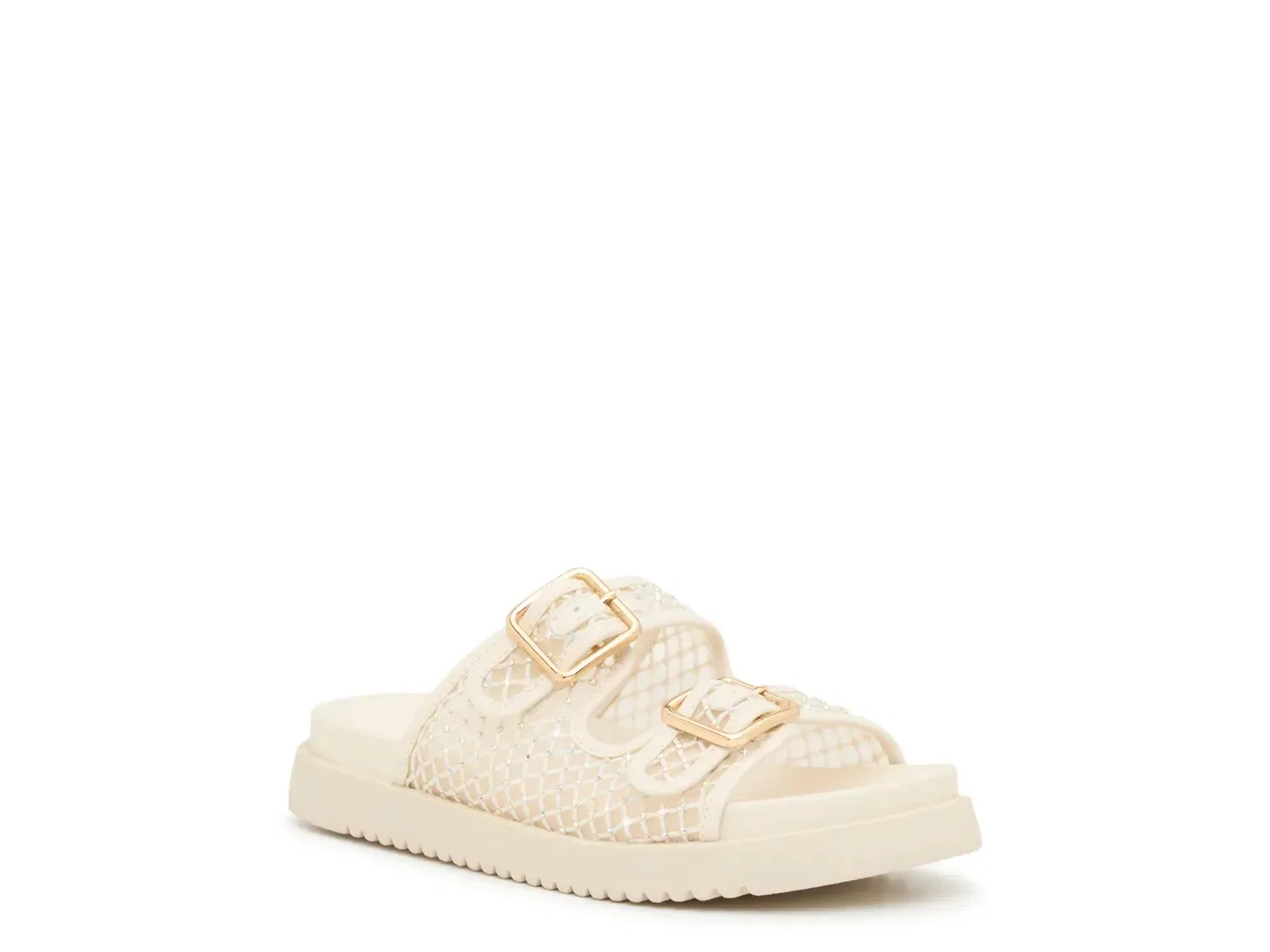 Сандалии с пайетками Wilde, Steve Madden, кость Off-white