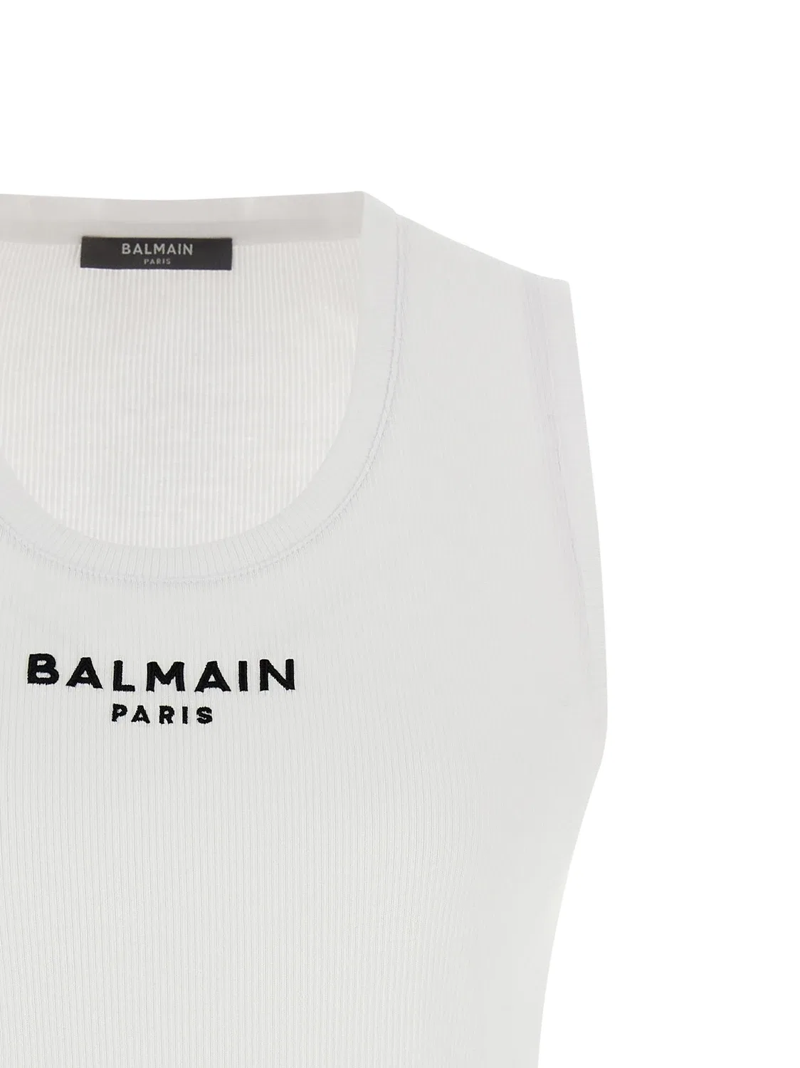 Майка Balmain Paris, белый — фото 3
