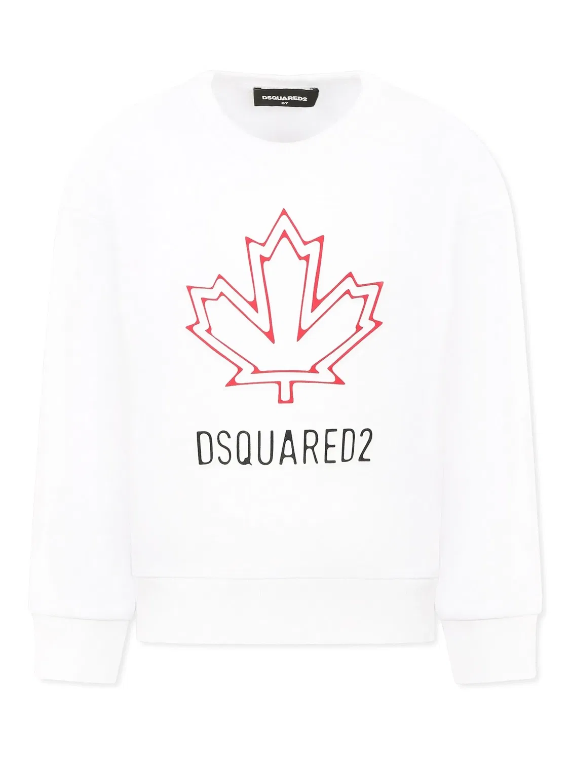 Свитшот с логотипом DSQUARED2, белый