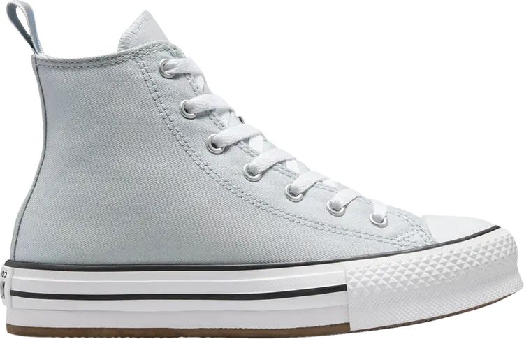 

Кроссовки Converse Chuck Taylor All Star EVA Lift Platform High GS Iridescent, серый