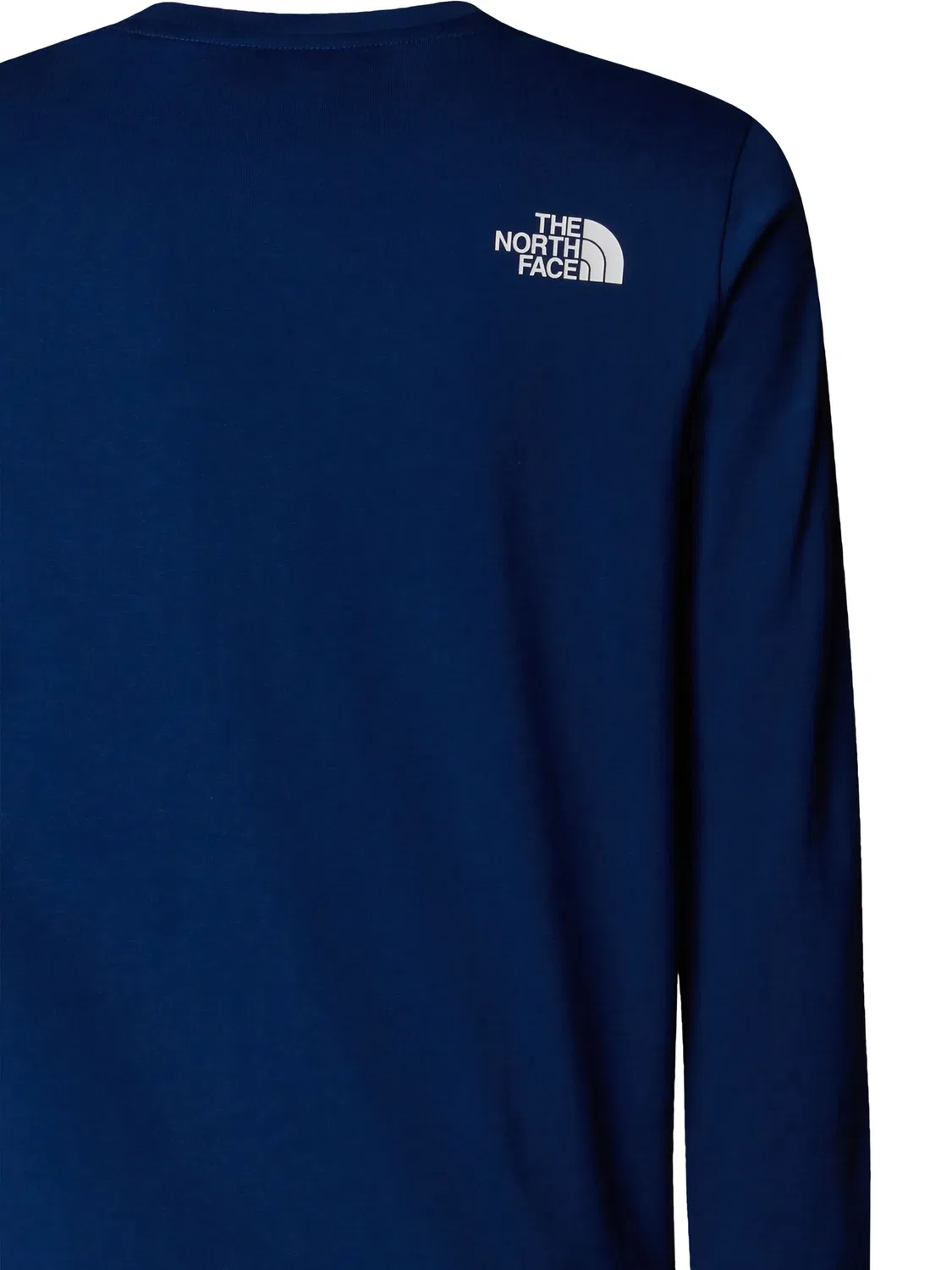 Футболка с длинным рукавом Easy Logo-Print The North Face, темно-синий — фото 2