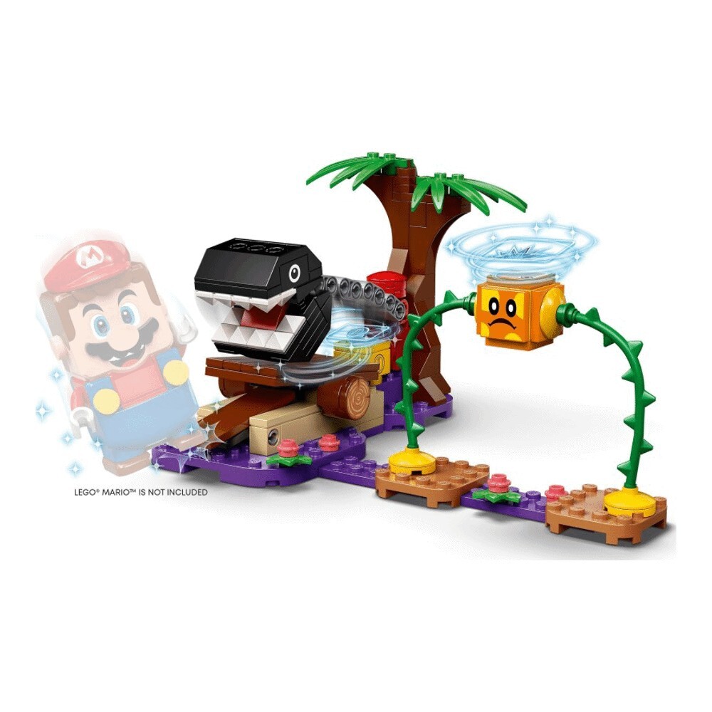 Конструктор LEGO Super Mario 71381 Набор Кусалкин на цепи — встреча в джунглях — фото 4