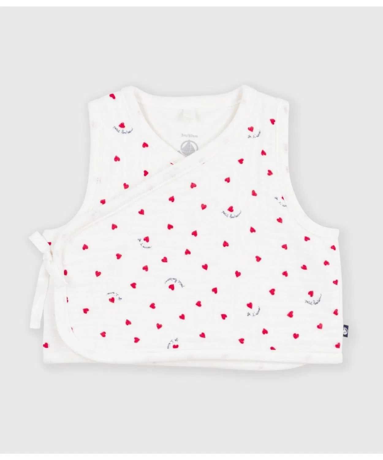 Детский жилет с принтом PETIT BATEAU, Белый