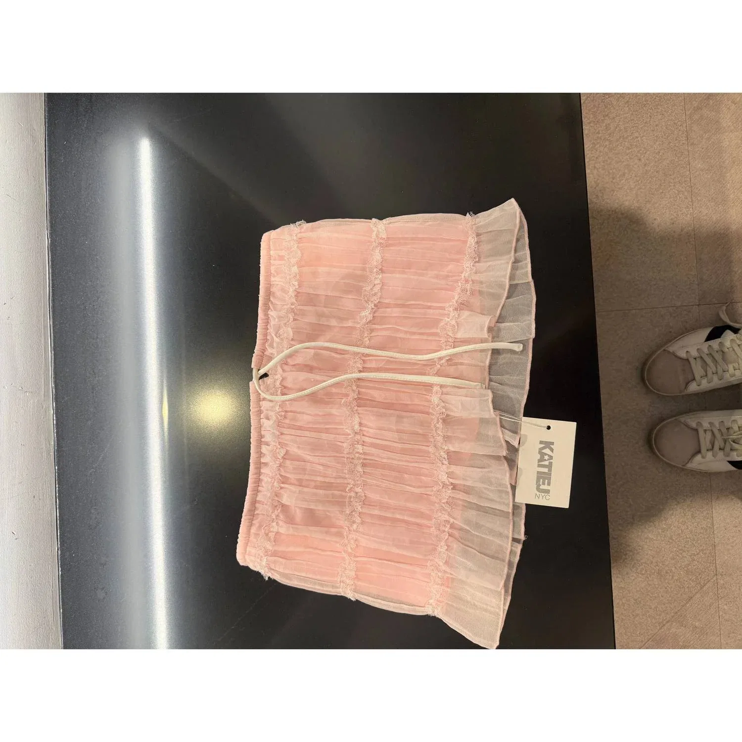 Детская юбка ярусная Amara Skirt KatieJnyc, розовый — фото 2