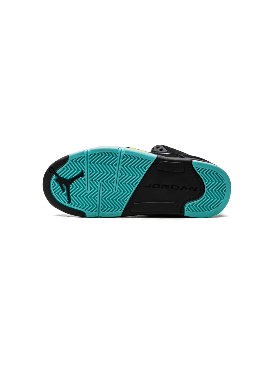 Кроссовки Air Jordan 5 Aqua, черный — фото 2