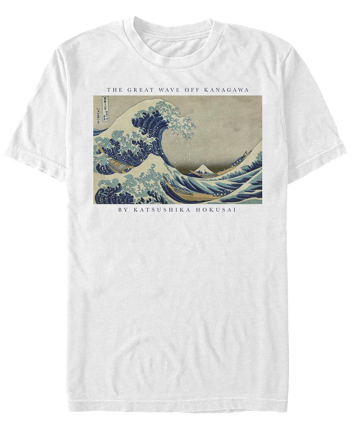 

Мужская футболка с круглым вырезом great wave с короткими рукавами Fifth Sun, белый