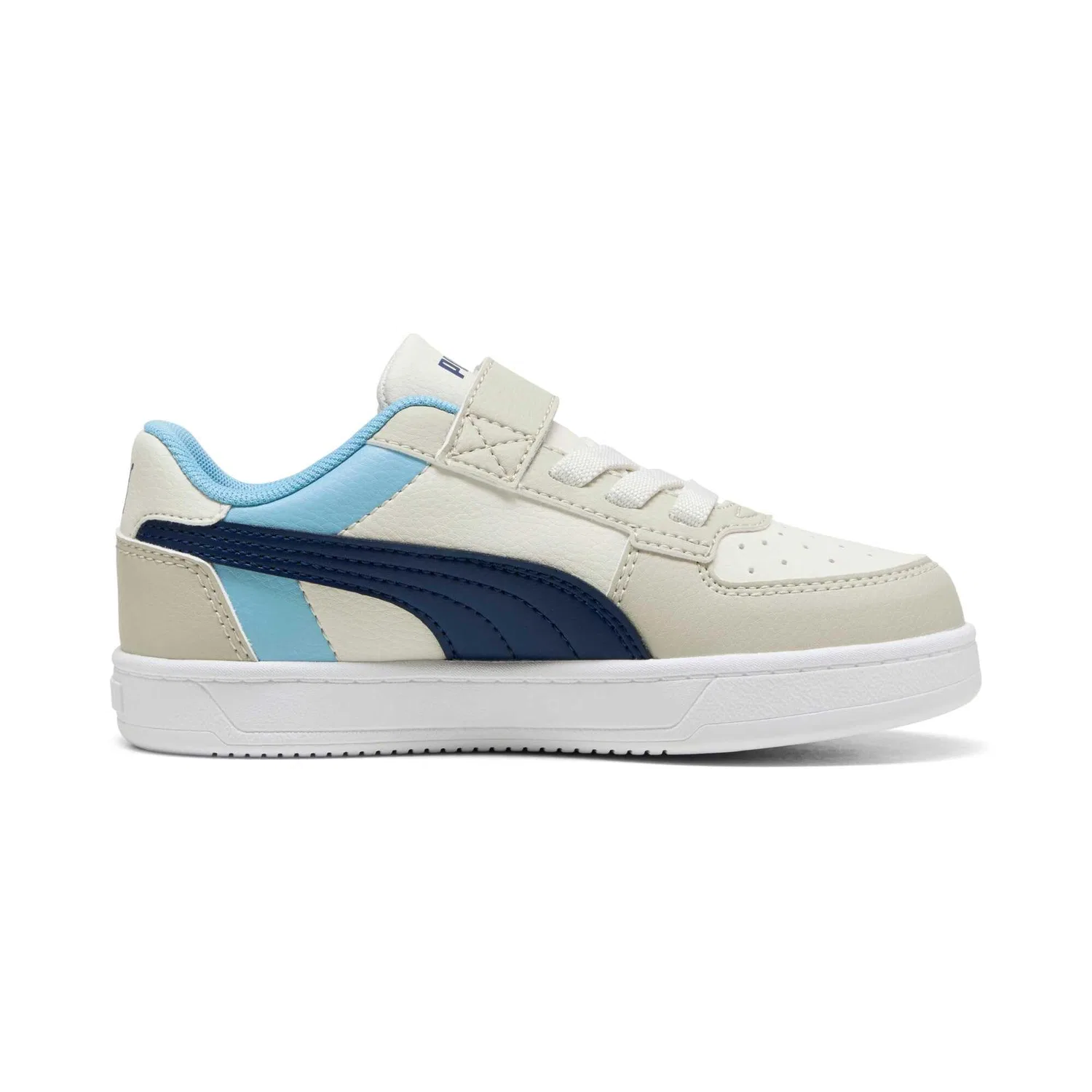 Детские кроссовки для мальчиков с синтетическим верхом PUMA Caven 2.0 Block Ac+ Ps PUMA, Desert Dust Persian Blue Aqua Green — фото 3