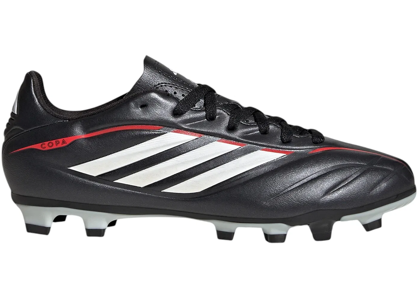 Детские бутсы с длинным рукавом Adidas Copa Pure 4 Club FG/MG, Core Black Cloud White Lucid Red