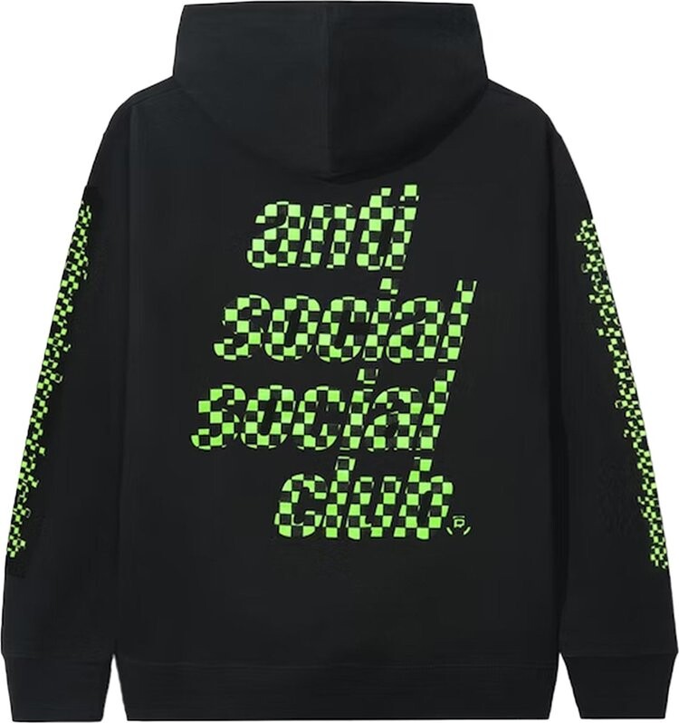Худи Anti Social Social Club Food Court Hoodie 'Black', черный — фото 3