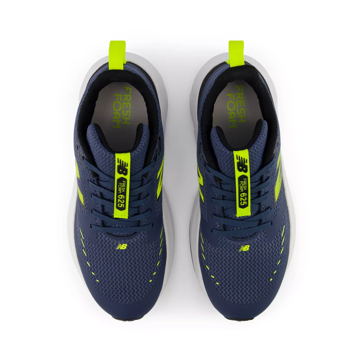 Детские кроссовки с дышащим верхом 625 LACE New Balance, Vintage Indigo With Alkaline Green And Black — фото 4