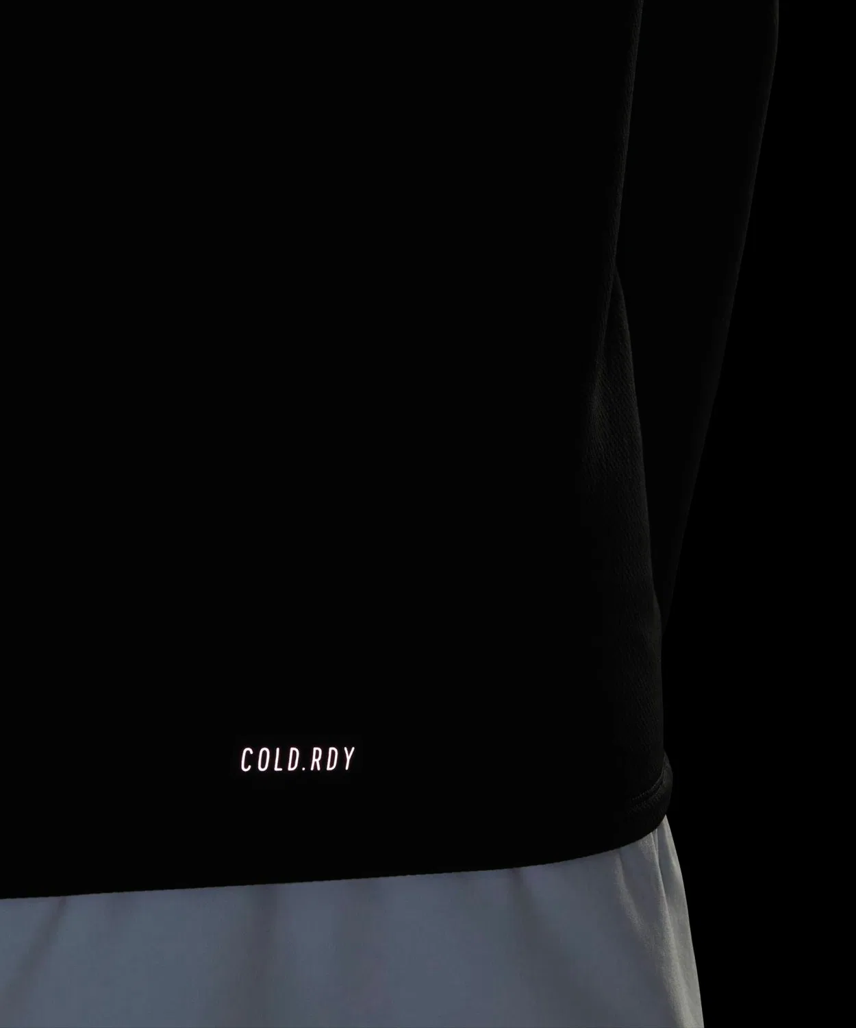 Женская футболка-поло с длинным рукавомCOLD. RDY Mock Neck Adidas Golf, Black — фото 4
