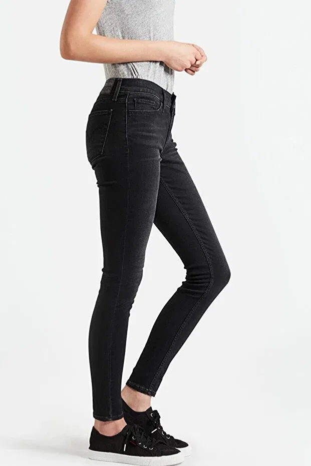 Женские джинсы суперскинни Levi'S, Dark Gray — фото 2