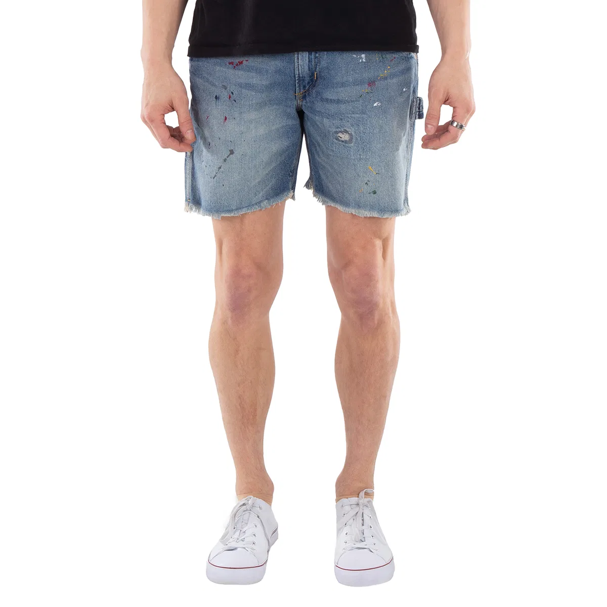 Шорты джинсовые свободного кроя Dungaree-Fit Denim Shorts Polo Ralph Lauren, Blue