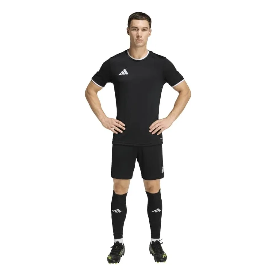 Футболка спортивная с коротким рукавом ENT26 Jsy adidas, Черный — фото 4