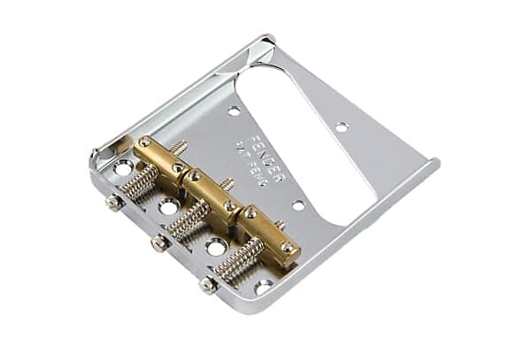 

Бридж American Vintage Telecaster с 3 седлами (хром) Fender 3-Saddle American Telecaster Bridge Assembly ()