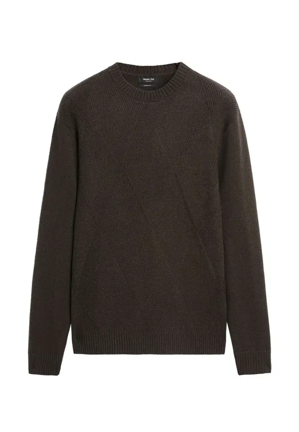 Свитер из кашемира и шерсти Jumper Massimo Dutti, темно-серый