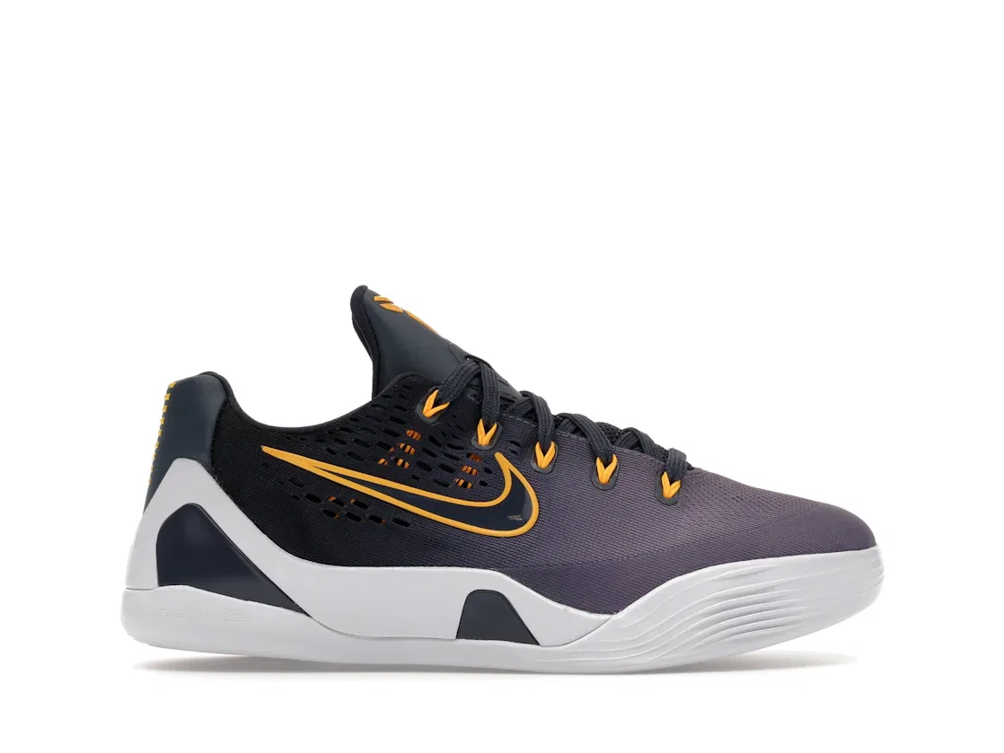 Детские кроссовки для баскетбола Nike Kobe 9 EM Low, Thunder Blue/Laser Orange/Football Grey/Daybreak