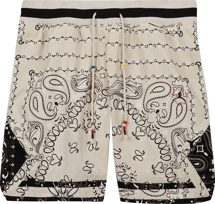 Шорты Air Jordan x Travis Scott Paisley Shorts 'Orewood', белый - фото