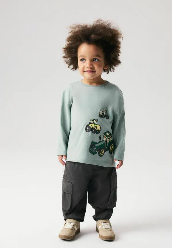 Брюки карго с эластичным поясом Nmmben tap cargo twi pant, Name It, peat