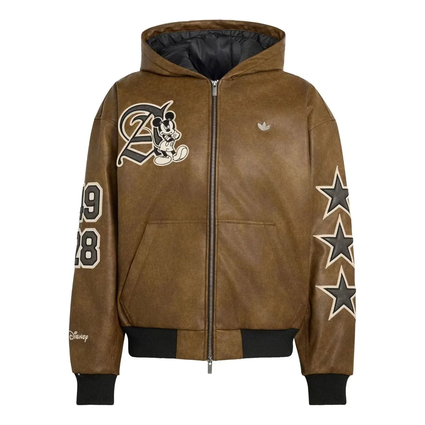Мужская куртка Disney Mickey Mouse Dreams Jacket Asia Sizing 'Aurora Coffee' adidas, Aurora Coffee