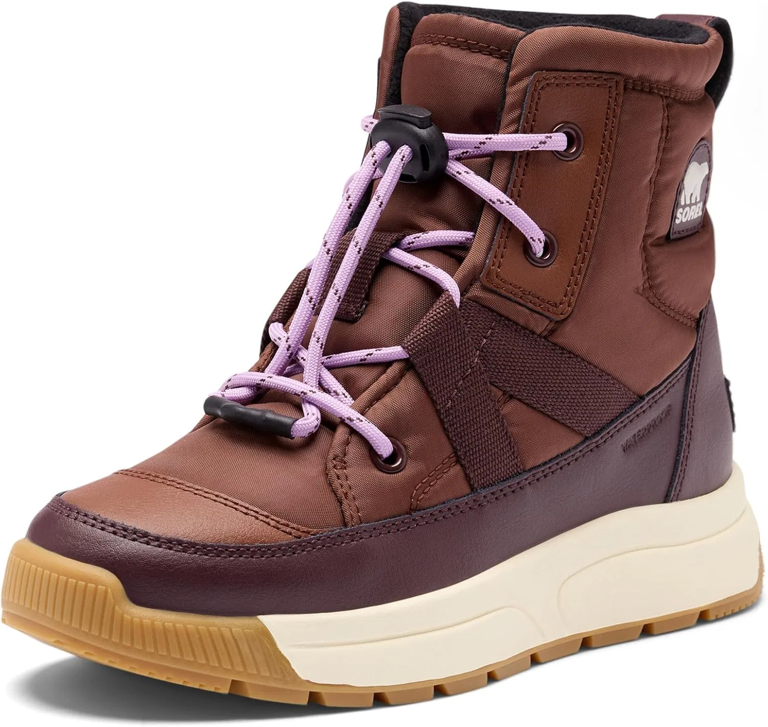 Детские зимние сапоги для девочек Whitney III Mid Waterproof, Dark Auburn/Red Lodge