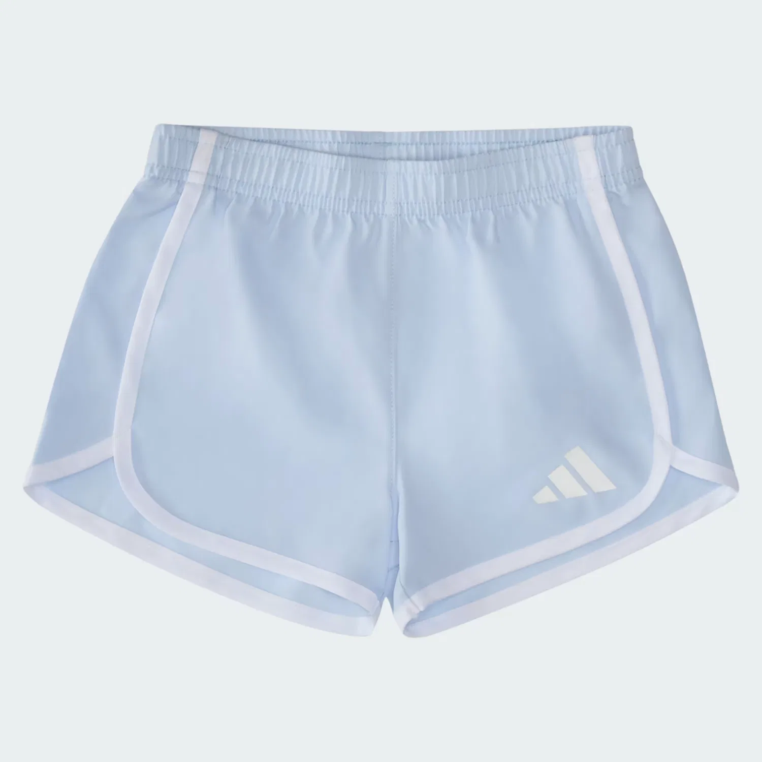 Детский комплект с принтом из футболки и шорт N Cap Sleeve Tee Woven Short Set Adidas Sportswear, белый — фото 4