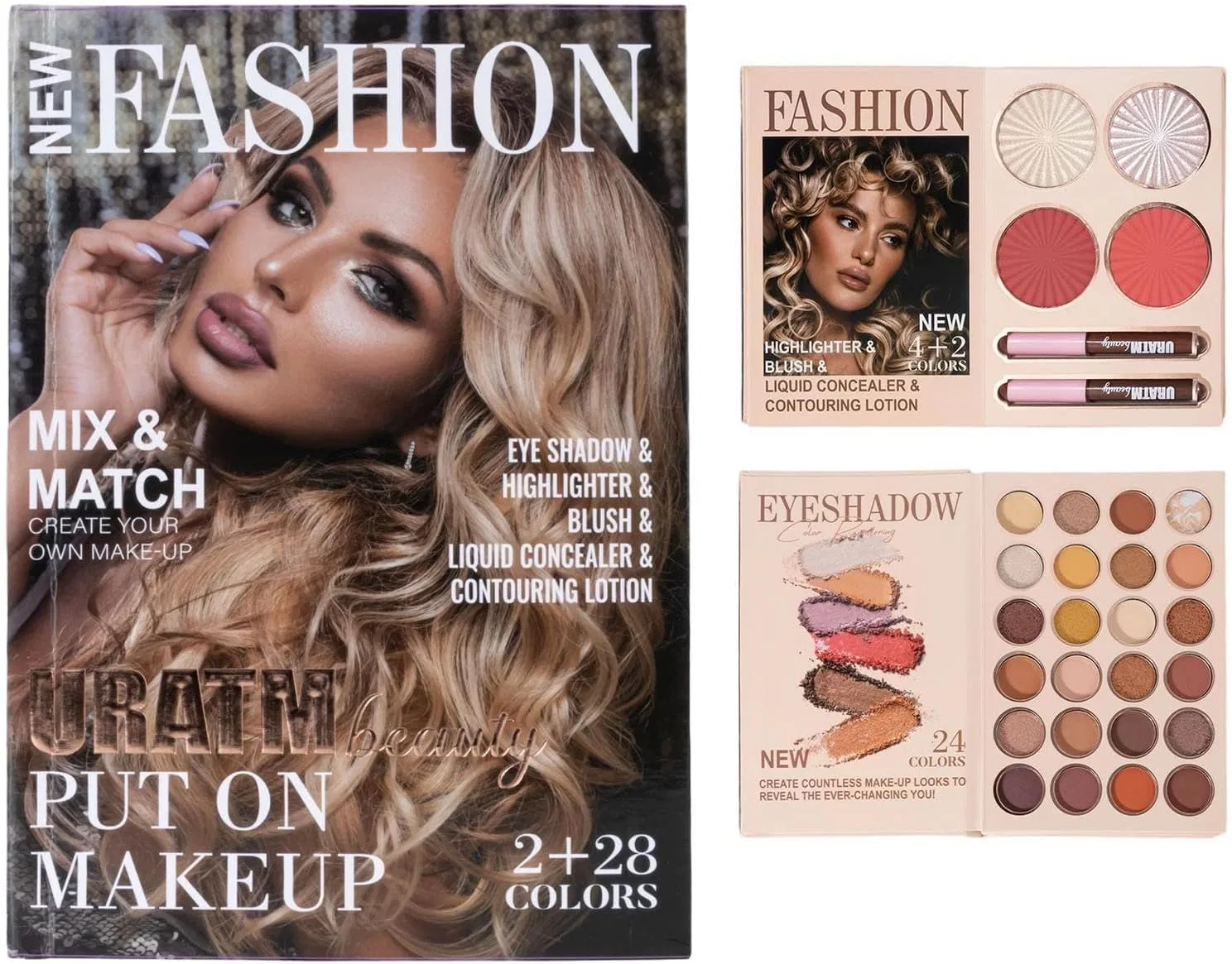 Палетка для макияжа Eyeshadow Palette, 30 цветов, 1 шт