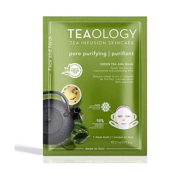 

Очищающая маска с зеленым чаем Tea Infusion Skincare Teaology, 21 ml