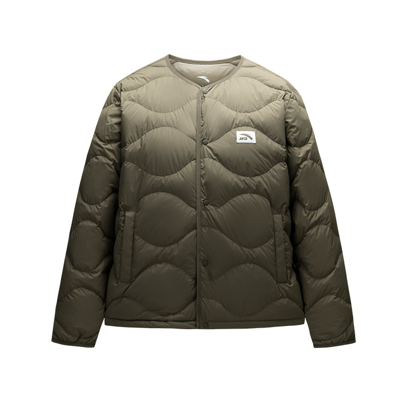 

ANTA SUPERSTORE Пуховик унисекс из древесной массы серый, Wood Ash Gray