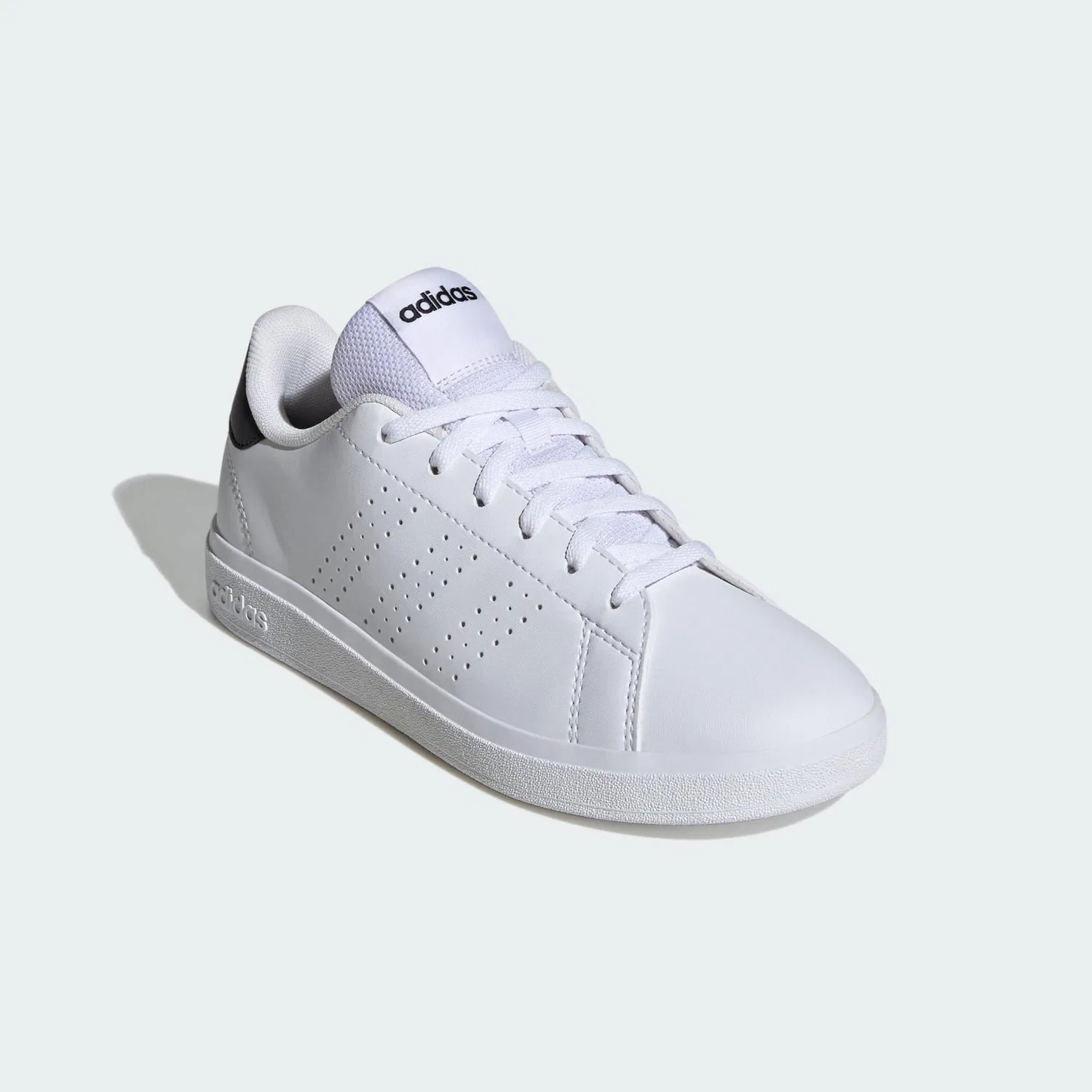 Детские кроссовки с закрытой пяткой Advantage Base 2.0 Adidas, Weiss Schwarz — фото 4