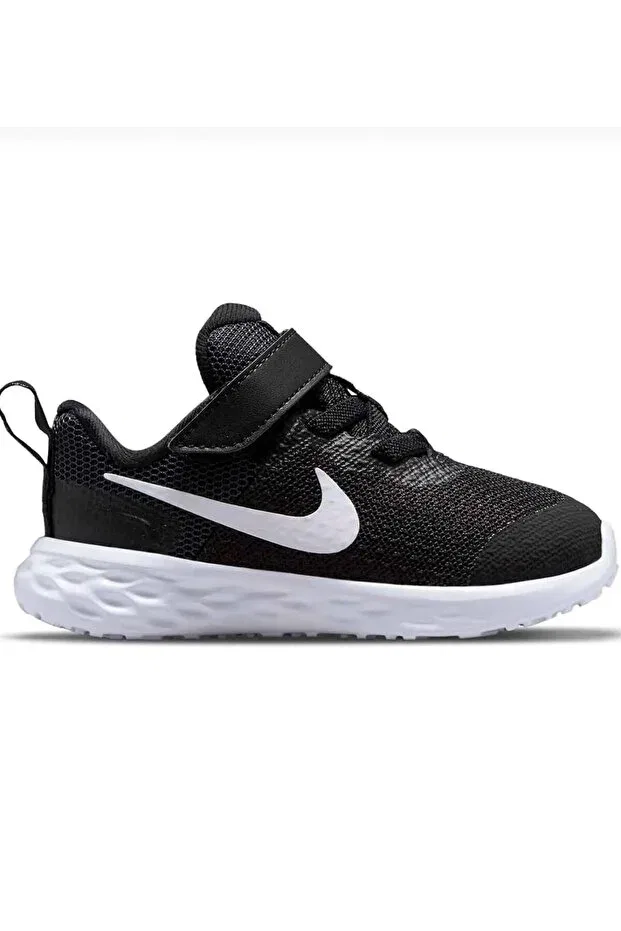 Детские кроссовки для девочек с принтом Revolution 6 Nike, Black — фото 2