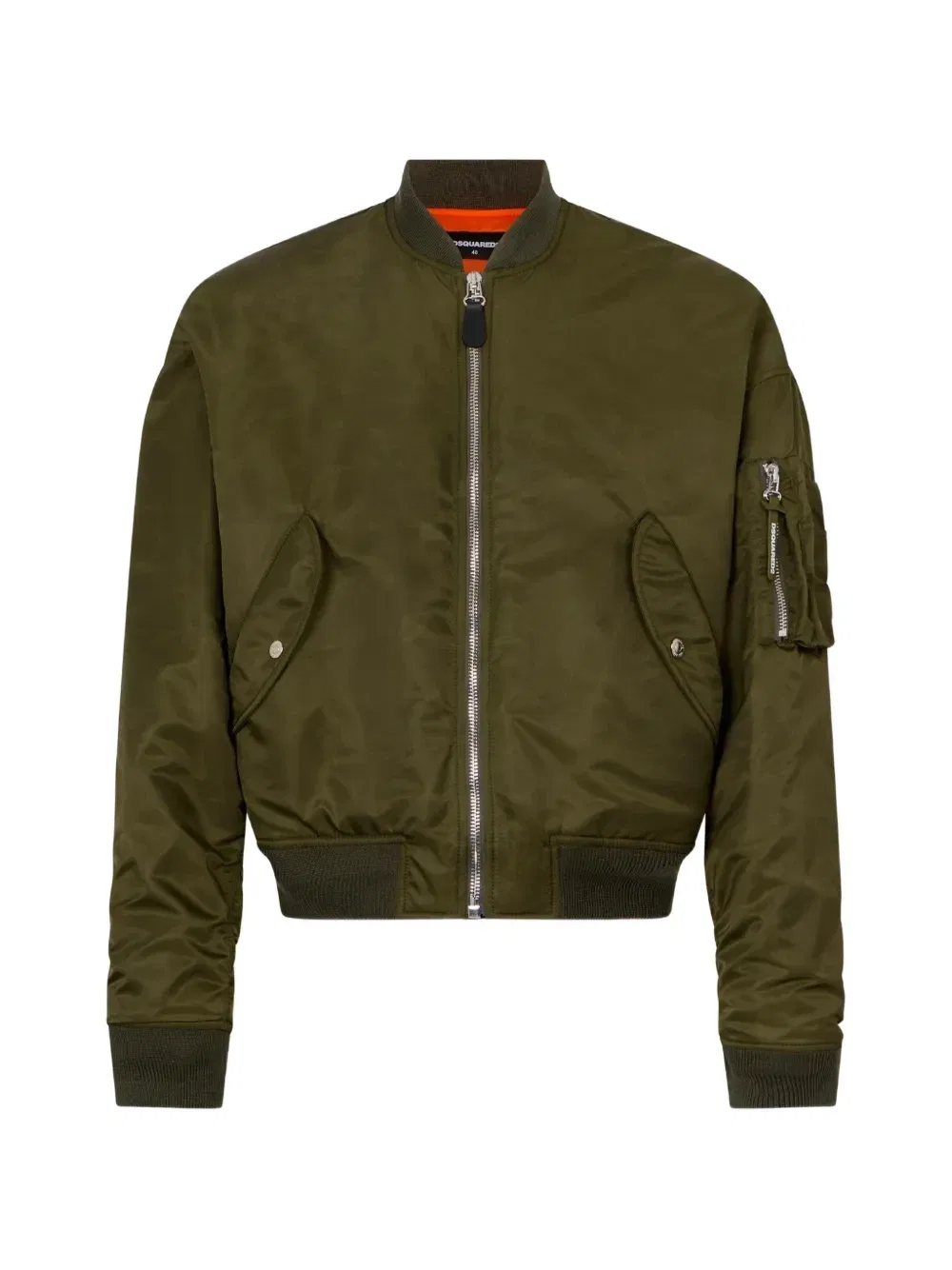 Бомбер Utility2 80s Dsquared2, зеленый