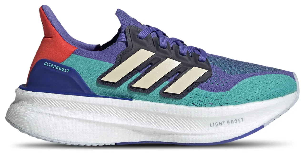 Кроссовки для мальчиков Ultraboost 5 Light Boost Adidas, цвет Semi Cobalt Blue/Crystal Sand/Bright Red