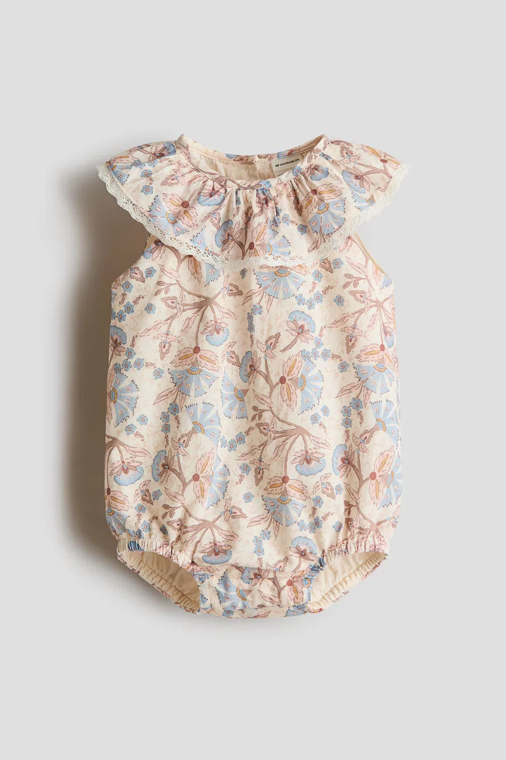 Комбинезон с английской вышивкой H&M, Hellbeige/Geblümt
