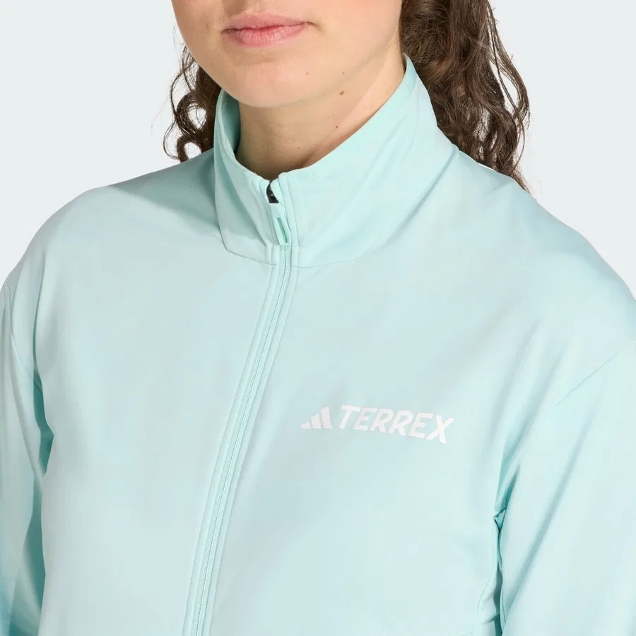 Куртка-флис с полной застежкой-молнией Terrex Multi CLIMAWARM adidas, Бирюзовый — фото 4