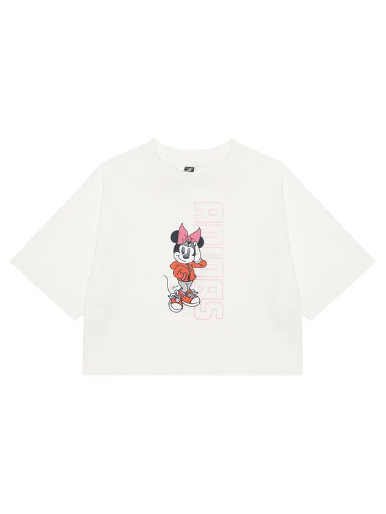 Футболка loose fit Disney Minnie Mouse Adidas, белый