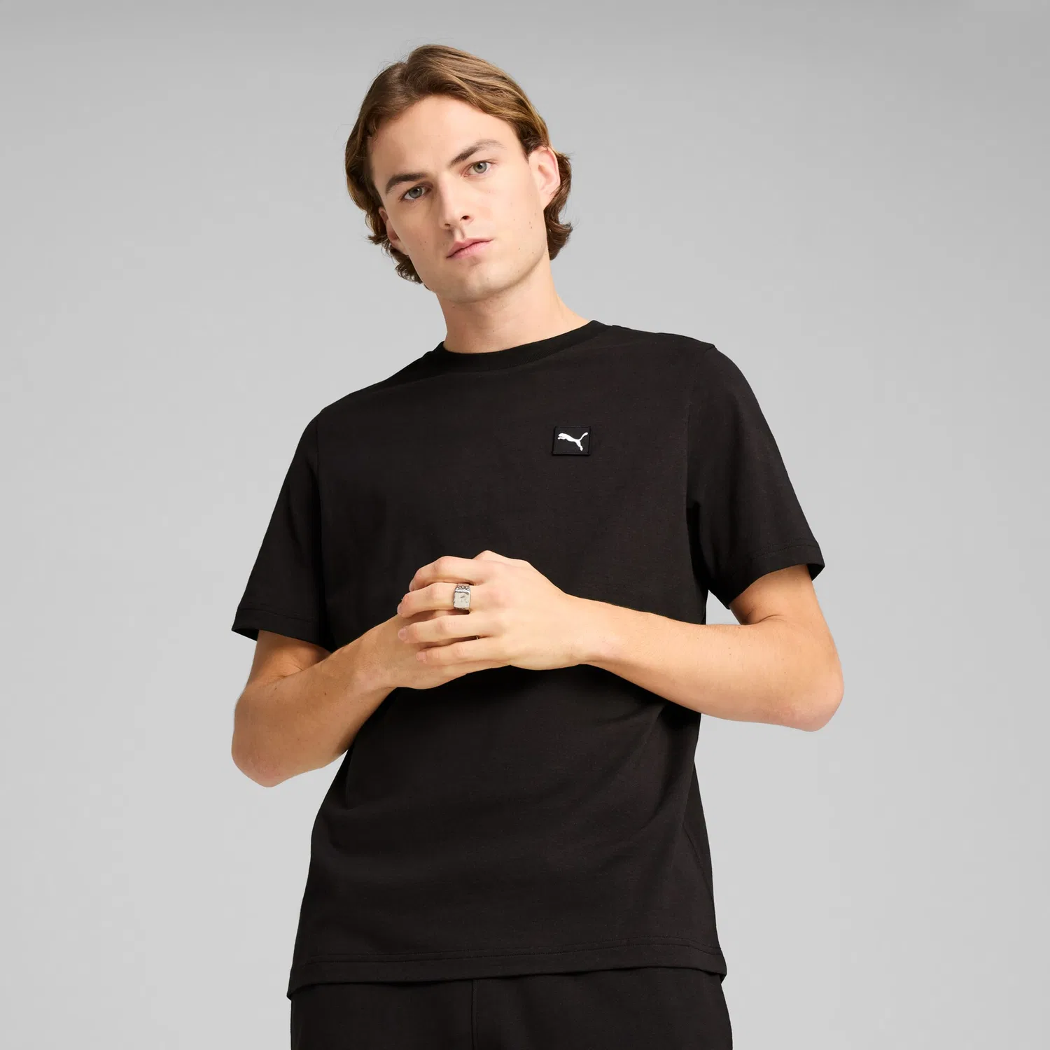 Детская футболка с вышивкой PUMA, PUMA Black